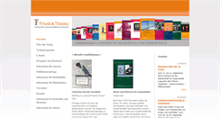 Desktop Screenshot of frank-timme.de